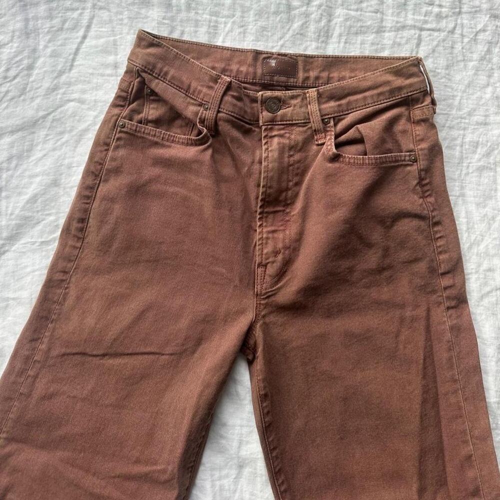 Brown cotton pants in a - Picture 2 of 6